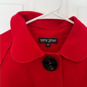 Sarah Jane Vintage Red Blazer